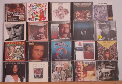 Singers & Songwriters CD lot * 20 Albums * CCR Croce Dylan Dead Reddy Simon more