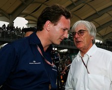 Christian Horner the Team Principal of Red Bull Racing talks with - 2005 Photo