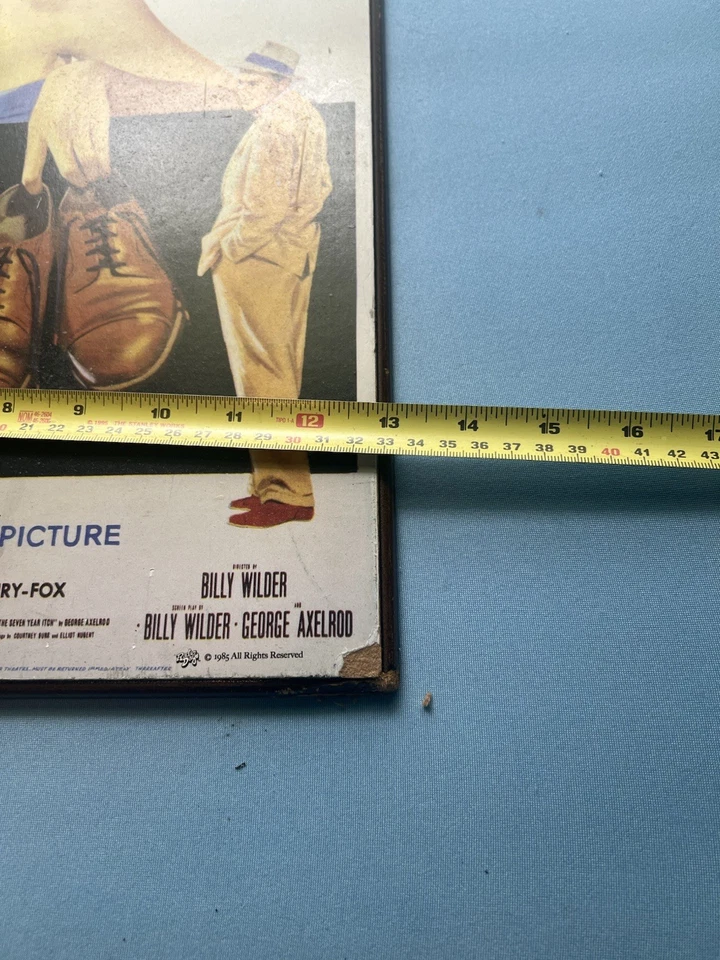 Vintage Marilyn Monroe Wood Wall Art - The Seven Year Itch - Image 4 of 4