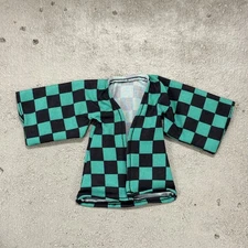 MO-R-TAN: 1/12 wired Green fabric robe for SHF ‌Demon Slayer Tanjiro Kamado