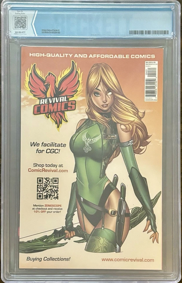 Grimm Tales of Terror #1 CBCS 9.8 Sonia Matas Variant Cover C 01/25 Zenescope - Image 2 of 4