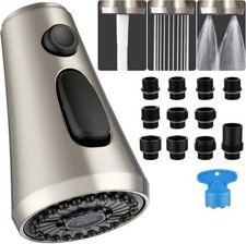 Kitchen Faucet Head Replacement with PullDown Spray Head,3 FunctionFaucetSprayer