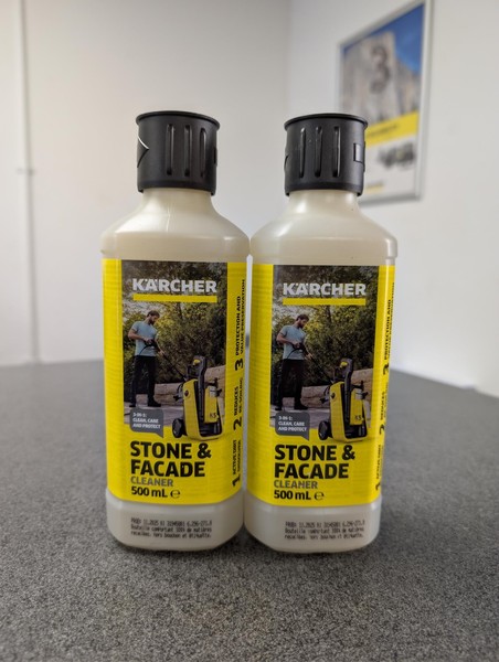 Detergente de limpieza 2 X 500ML Karcher lavadora a presión PIEDRA Y FACHADA 6296765