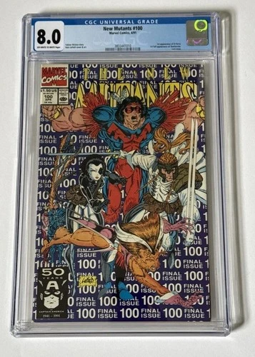 1991 New Mutants #100 CGC Graded 8.0 Very Fine Marvel Comic First X-Force