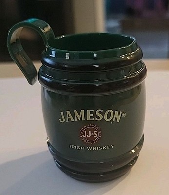 Jameson Irish Whiskey Irish 2.25'' Green Plastic Barrel Shot 2 Ounces 