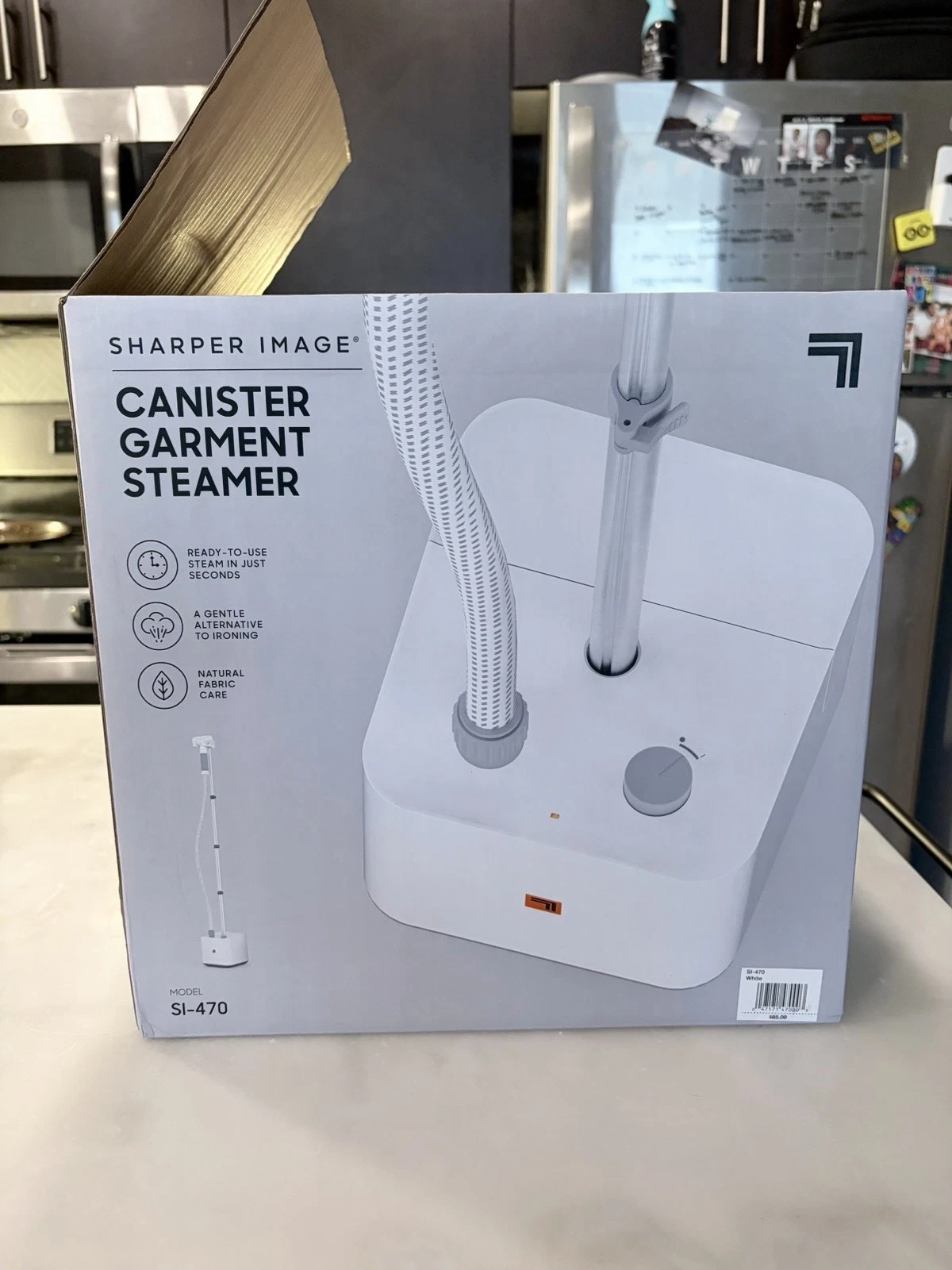 Sharper Image Canister Garment Steamer – White SI-470