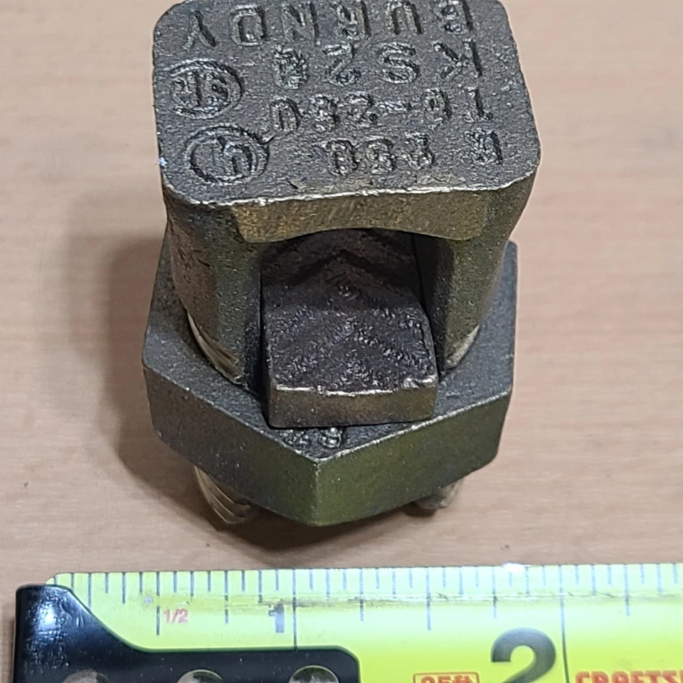 BURNDY KS29 Split-Bolt Conn,Unpltd,Cu,Square Head 22A939 - Image 4 of 4