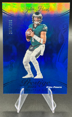 2024 Jalen Hurts /299 Panini Prestige Blue Premium Xtra Points #238 | Eagles
