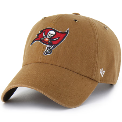 帽子 BRUNELHATMAKERS BASEBALLCAP 40 Tampa Bay Buccaneers Carhartt x '47 Clean Up Adjustable Hat Cap