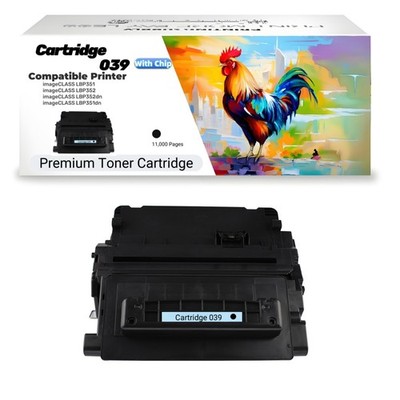 Compatible Canon Cartridge 039 Black Toner    Fits imageCLASS LBP351dn LBP352dn