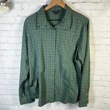 Kerrits Shirt Willow Plaid Shady Breeze Convertible Shirt Equestrian Size XL