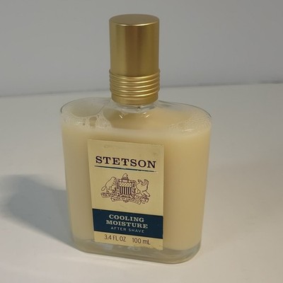 Vintage Stetson Cooling Moisture After Shave 3.4oz 100mL Mostly Full
