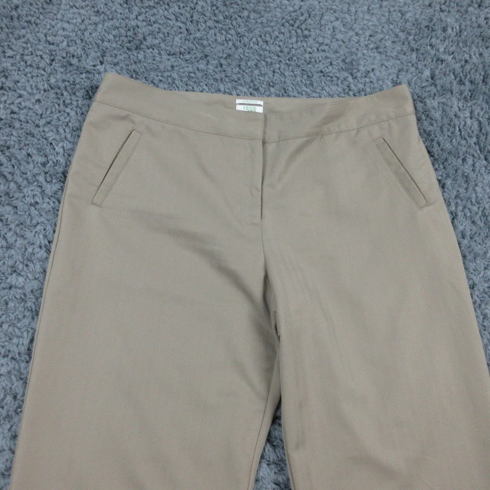Izod XFG Shorts Womens 14 Tan Stretch Polyester Bermuda Skim Golf Walking 34x16* - Image 3 of 4