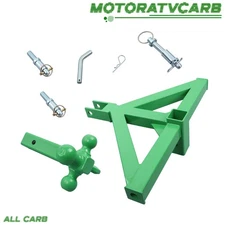 ALL-CARB Green 3 Point 2" Trailer Hitch Receiver Drawbar Quick Hitch For Kubota
