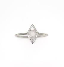 5 mm Round Solitaire Frame Ring Setting Sterling Silver