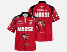 Ross Chastain Nascar Racing 2024 Moose Uniform Hawaiian Shirt