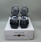 Marc Fisher Black Strappy Block Heel Sandals 9.5M Women’s — photo 1