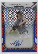 2019 Panini Prizm Draft Picks Red White & Blue 85/99 Kendall Williams Auto 1ek2