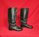 1950's Russian Soviet Army Field Uniform Real Leather Boots Sz 42 Wide USSR