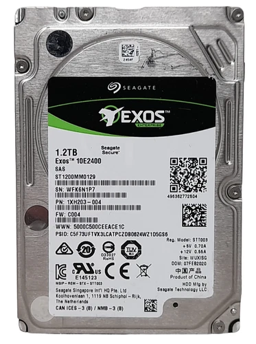 Seagate Exos Enterprise ST1200MM0129 10K 1.2TB 2.5" SAS Hard Drive 100% Health