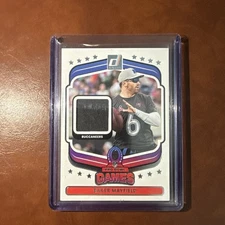 2025 Donruss Baker Mayfield #PBM-BMD Pro Bowl Games Patch (MINT) Fresh Pull