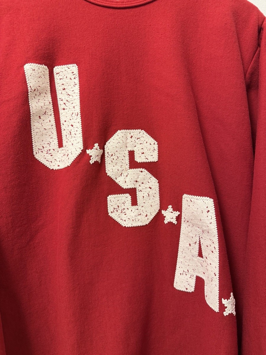 Vintage Willy-Dee Red USA Sweater Women’s Medium 1980’s USA Made 4th Of July View 4