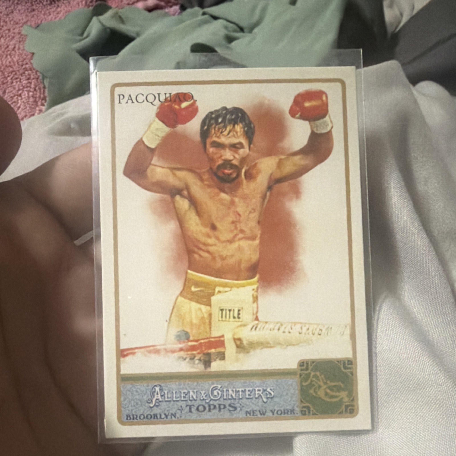 Topps 2011 Allen & Ginter's Manny Pacquiao Boxing Card #262
