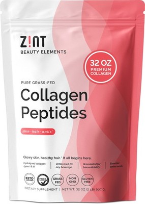 Zint Collagen Peptides Powder (32 oz): Paleo-Friendly, 2 Pound (Pack of 1) 