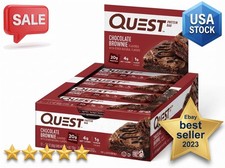 Quest Protein Bar, Chocolate Brownie (12 Pack...