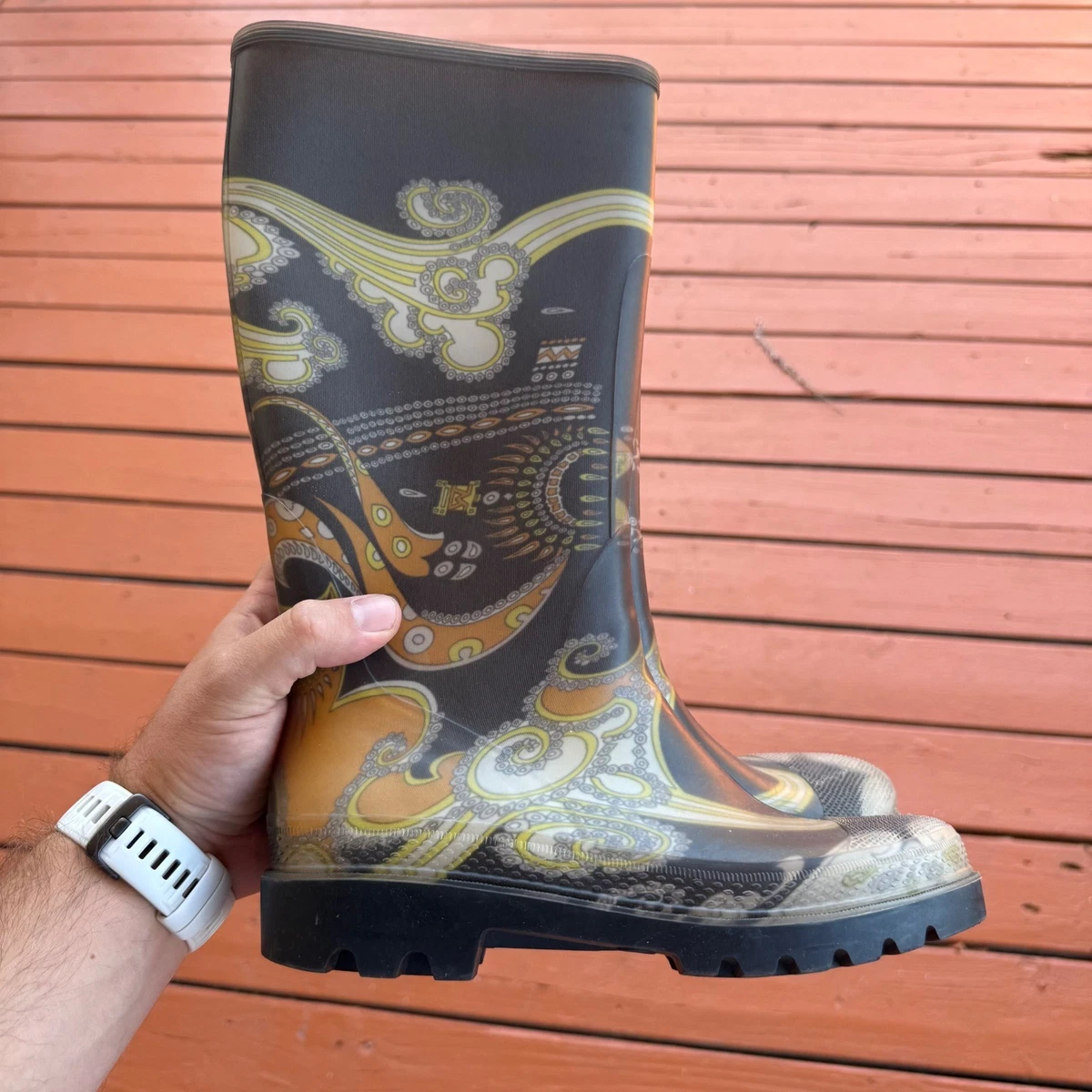 Emilio Pucci Women's Rubber Rain Boot for sale | eBay