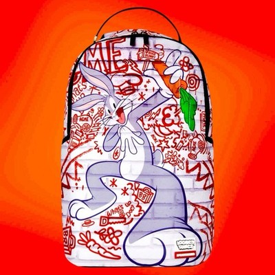 SPRAYGROUND LOONEY TUNES BUGS BUNNY CITY BACKPACK BACK TO SCHOOL LIMITED EDITION