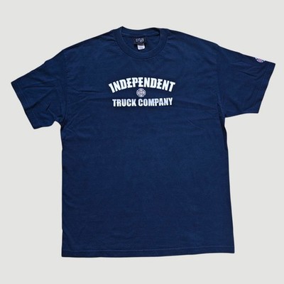 Independent Truck Company NHS Vintage 90s Y2k Blue T Shirt Size XL Skateboard