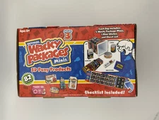 Lot Of 6 Wacky Packages Minis Series 3 With Display Box 3D Puny Products New