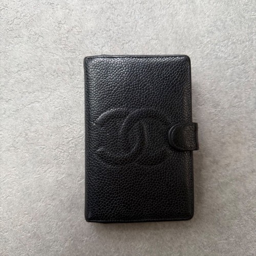 CHANEL Coco Mark Agenda Planner Cover Black