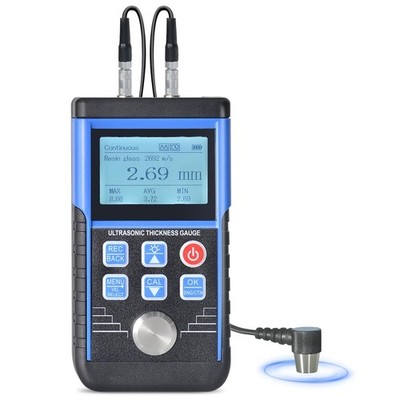 Ultrasonic Thickness Gauge Tester Sound Velocity Meter Metal Width Up to 500mm