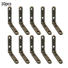 Hinges Box 90 Degree Reen Bronze With Mounting Screws Zinc Alloy 10pcs