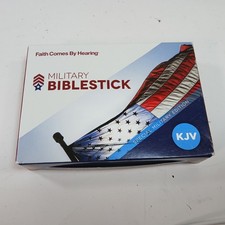 Special Military Edition KJV Military Bible Stick Audio MP3 Audio & Ear Buds