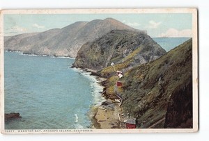 Webster Bay Anacapa Island California CA Postcard 1926
