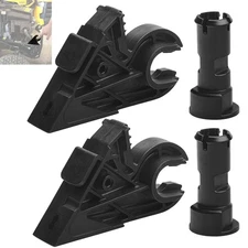 731-10070A Hood Pivot Pin & 731-10069D Bracket Kit One Size, BLACK 