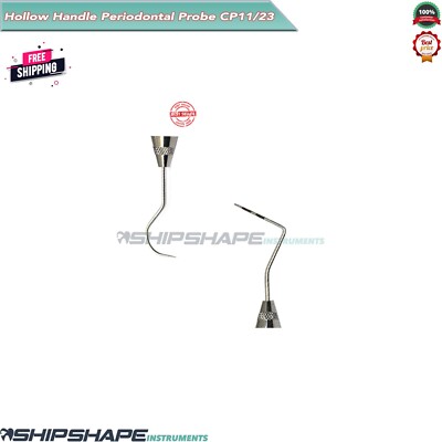 Kit Esame Dentale MEDENTRA: Sonda CP-11, Esploratore N.23/6 E Specchietto - 3 Pezzi In Acciaio