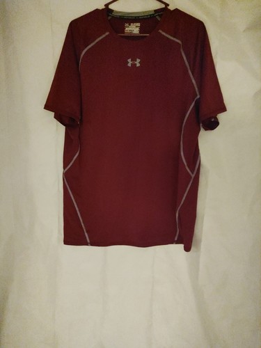 under armour maroon compression shirt