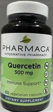Pharmaca Quercetin 500mg, 60 Vegetarian Capsules - EXP: 11/25