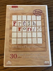 Creating keepsakes fresh fonts pc