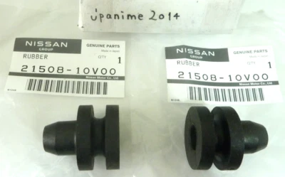 21508-10V00 x2 New OEM Nissan Lower Rubber Mounting Radiator Insulators - Image 1 of 2