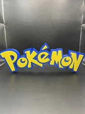 Pokemon Logo Sign Display | 3D Wall Desk Shelf Art
