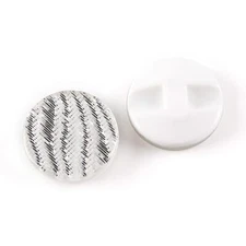 5 Pcs Round Resin Buttons Striped Buttons for Overcoat Sewing Accessories