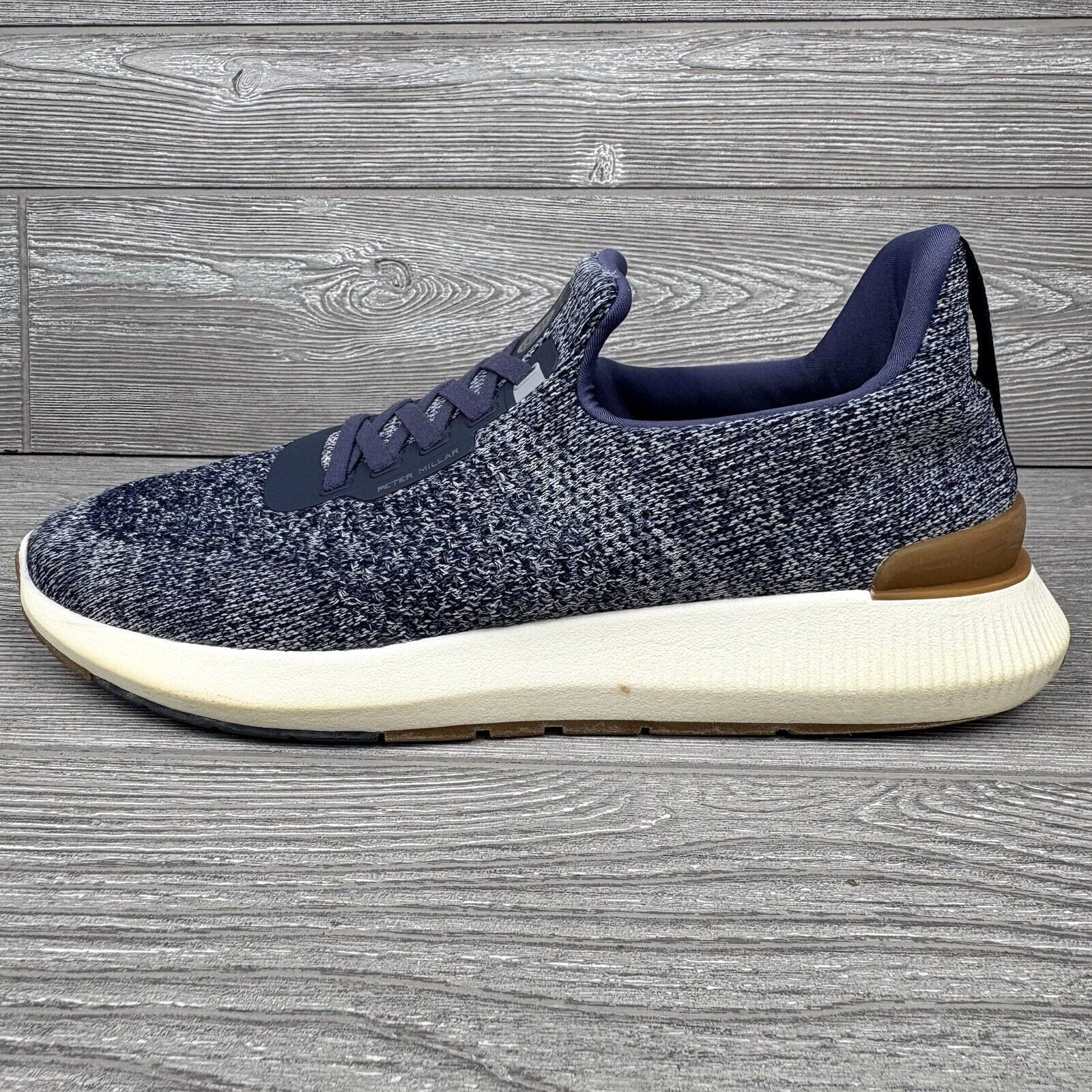 SAOLA Scarpe Peter Millar uomo taglia 11 Hyperlight Apollo sneaker blu maglia MA21EF11