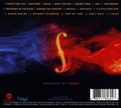 YANNI SENSUOUS CHILL NEW CD