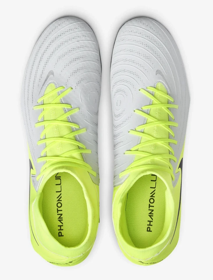 SCARPE CALCIO NIKE PHANTOM LUNA 2 ACADEMY FD6725-003 col. argento/verde fluo - Immagine 3 di 4