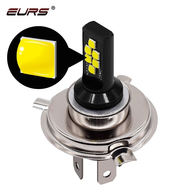 Faro LED H4 Bianco Faro Alto/basso Fendinebbia Drl Lampadina Auto e Moto - Miniatura 5